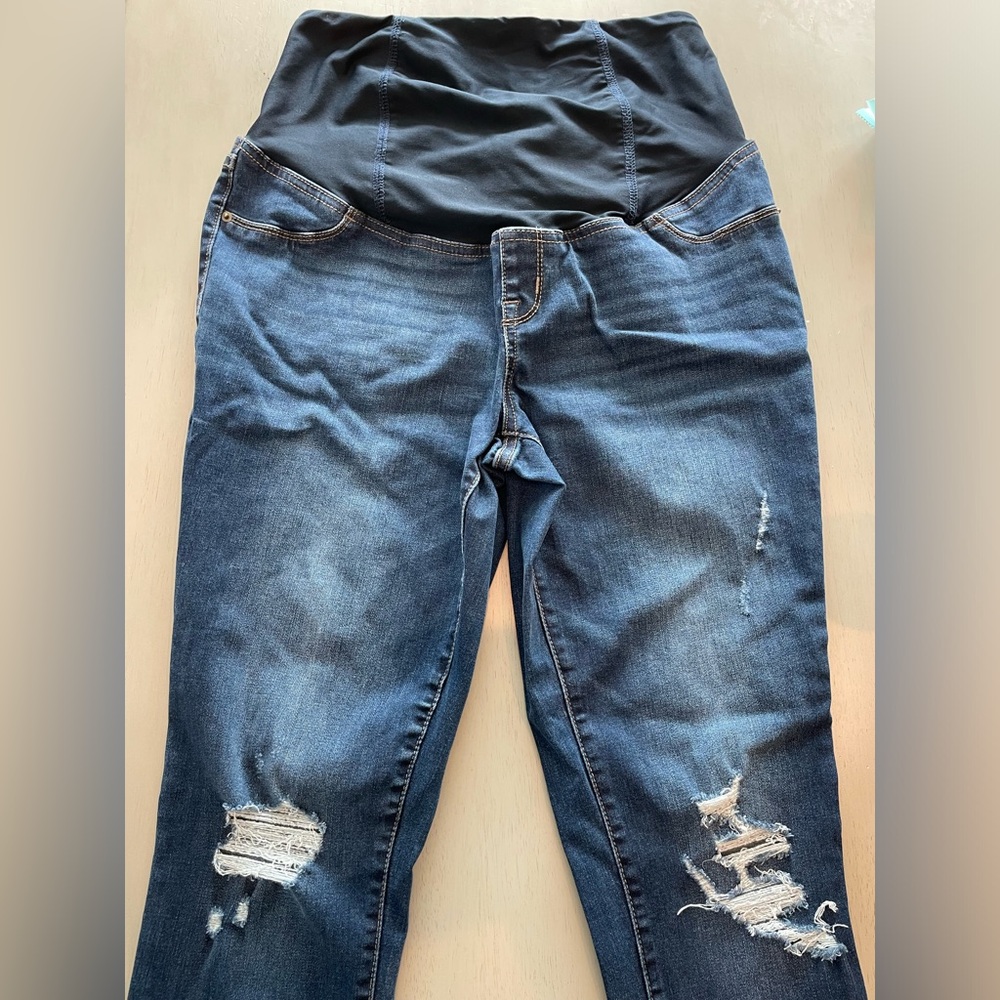 Isabel Maternity by Ingrid & Isabel Jean Jegging Sz 8 Over-The-Belly Skinny